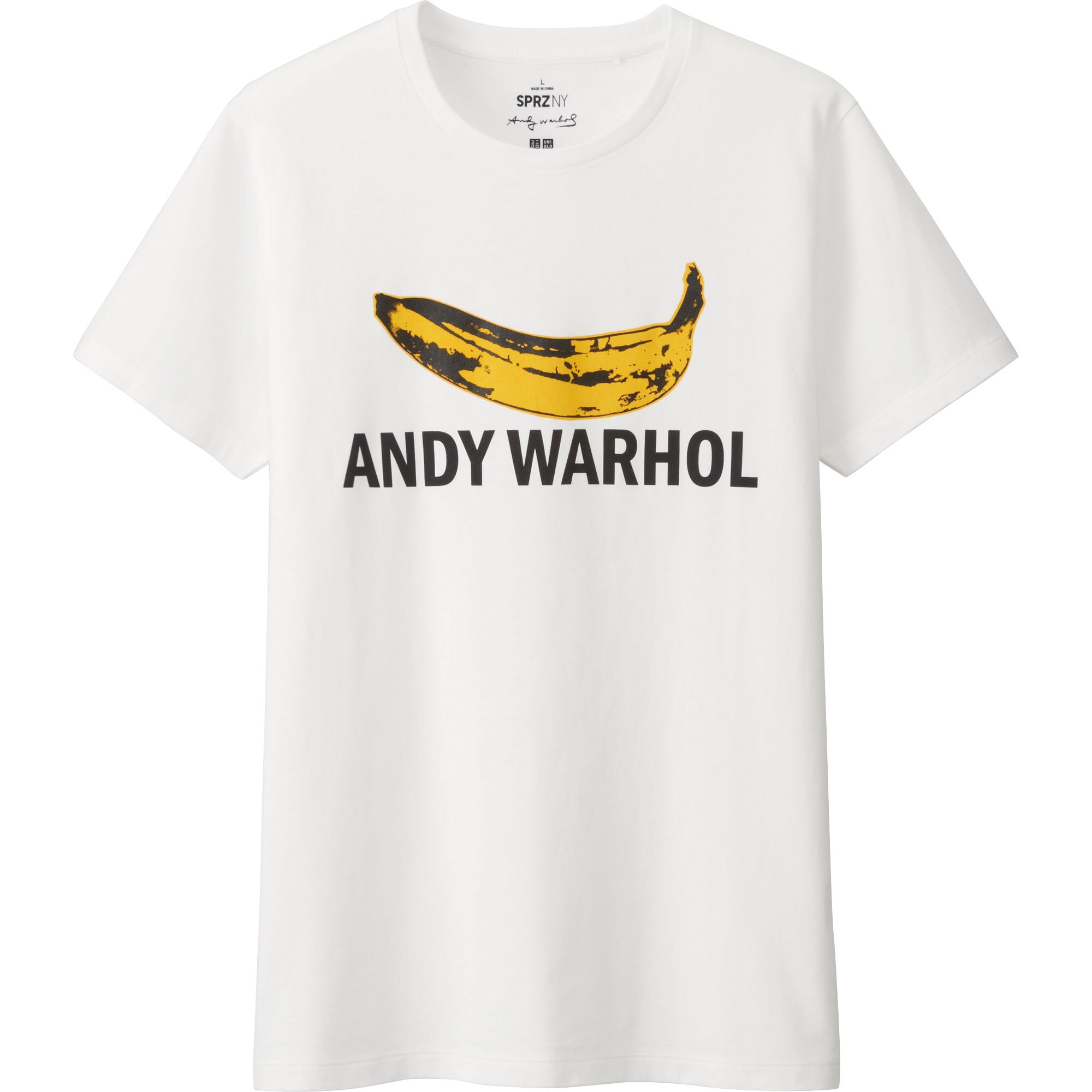 andy warhol banana shirt uniqlo