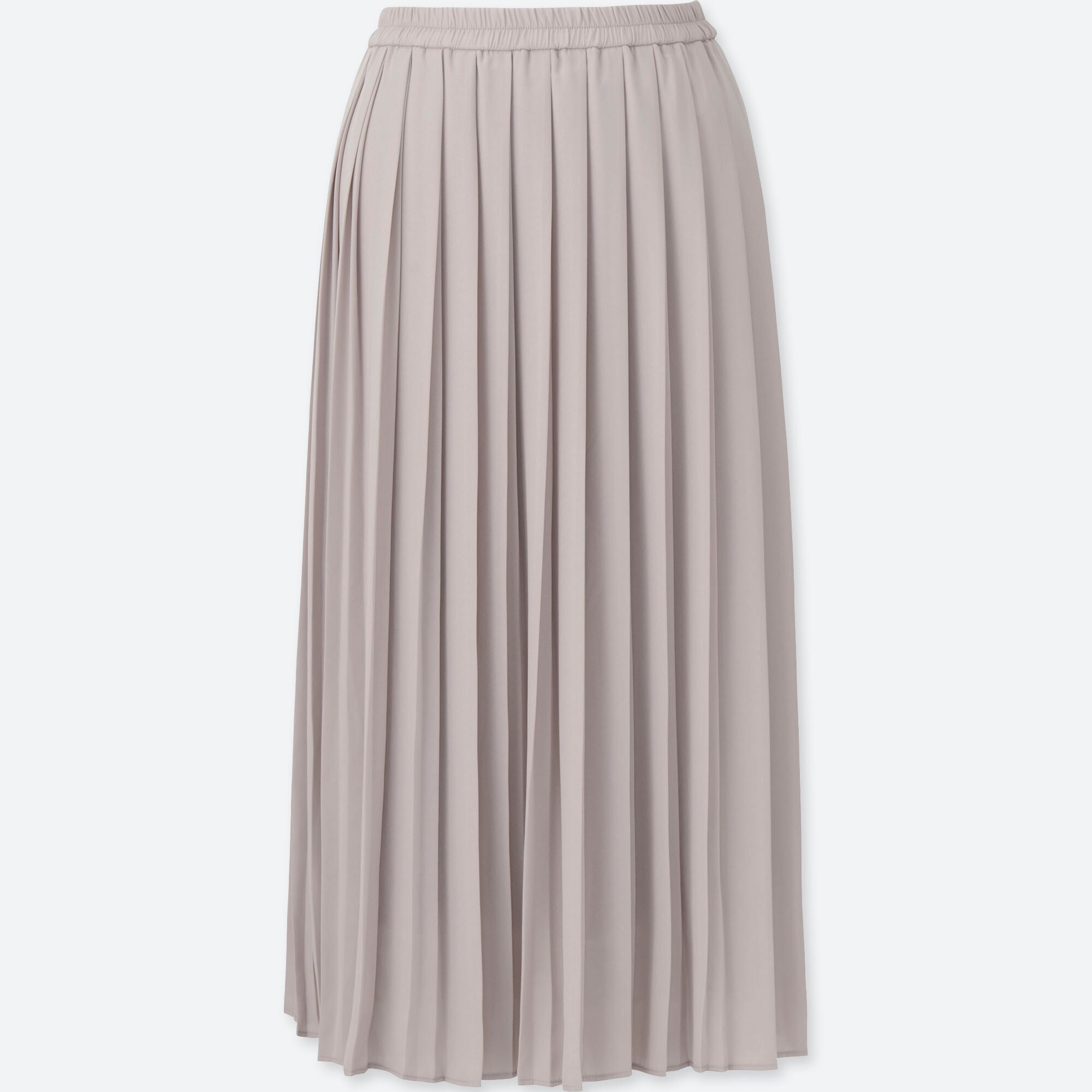 Women High Waist Chiffon Pleated Midi Skirt Uniqlo Us 6483