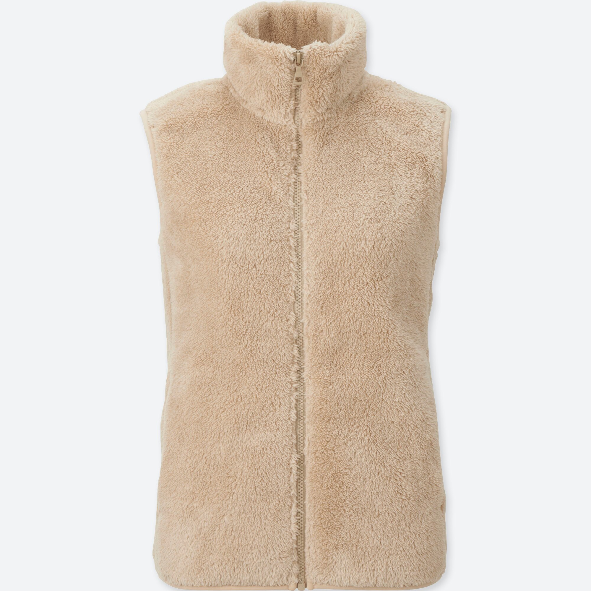 fluffy fleece vest