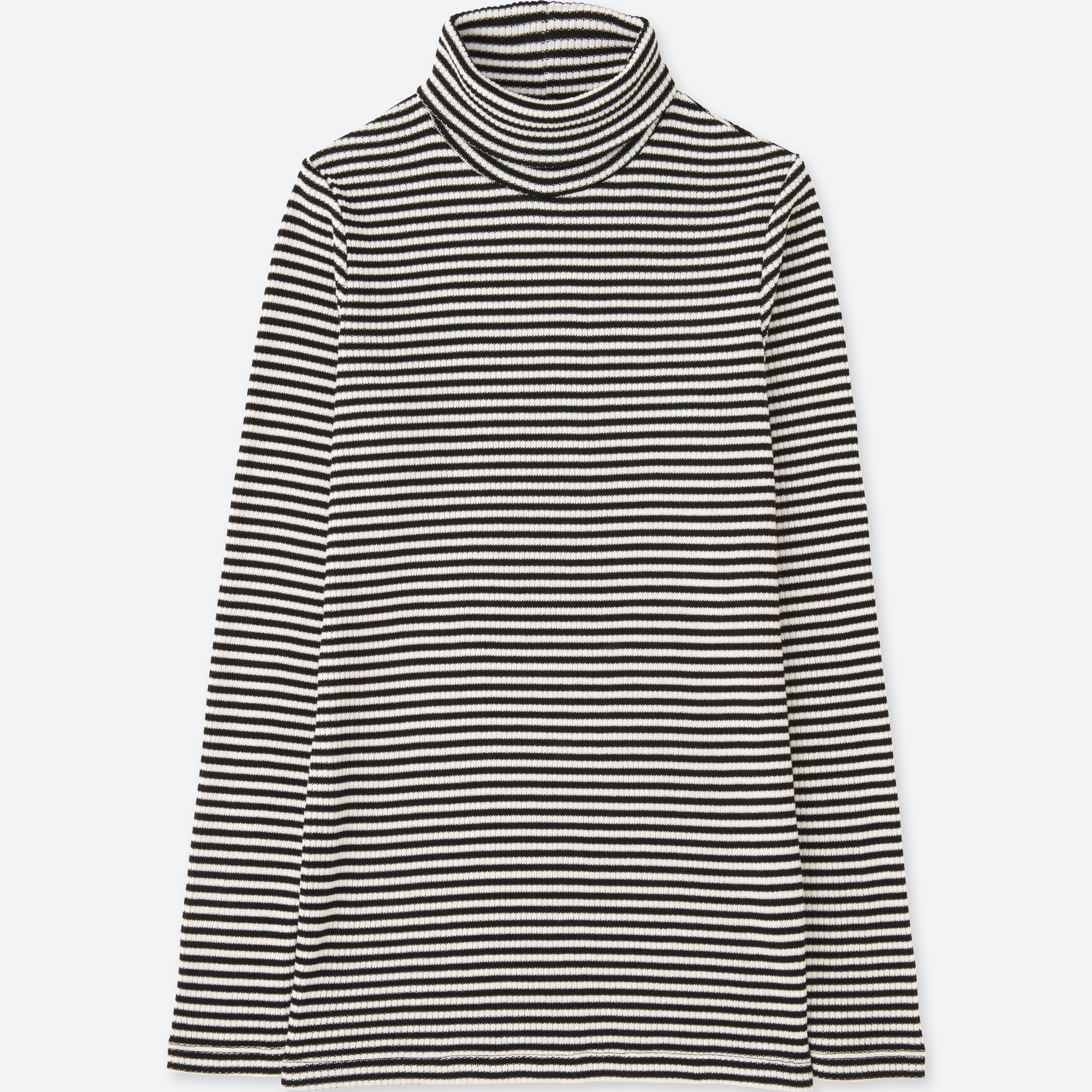 black and white striped turtleneck womens