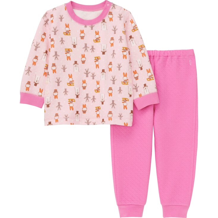 UNIQLO TODDLER Miffy Quilted Long Sleeve Pajamas | StyleHint