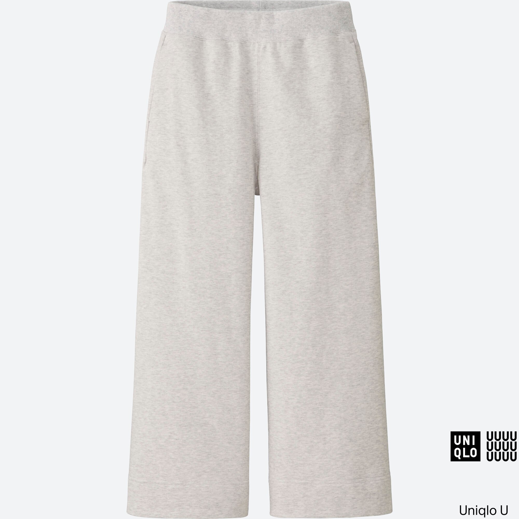 uniqlo u wide sweatpants