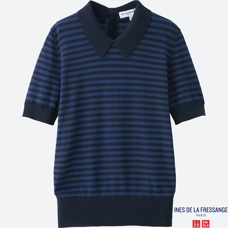 short sleeve polo sweater