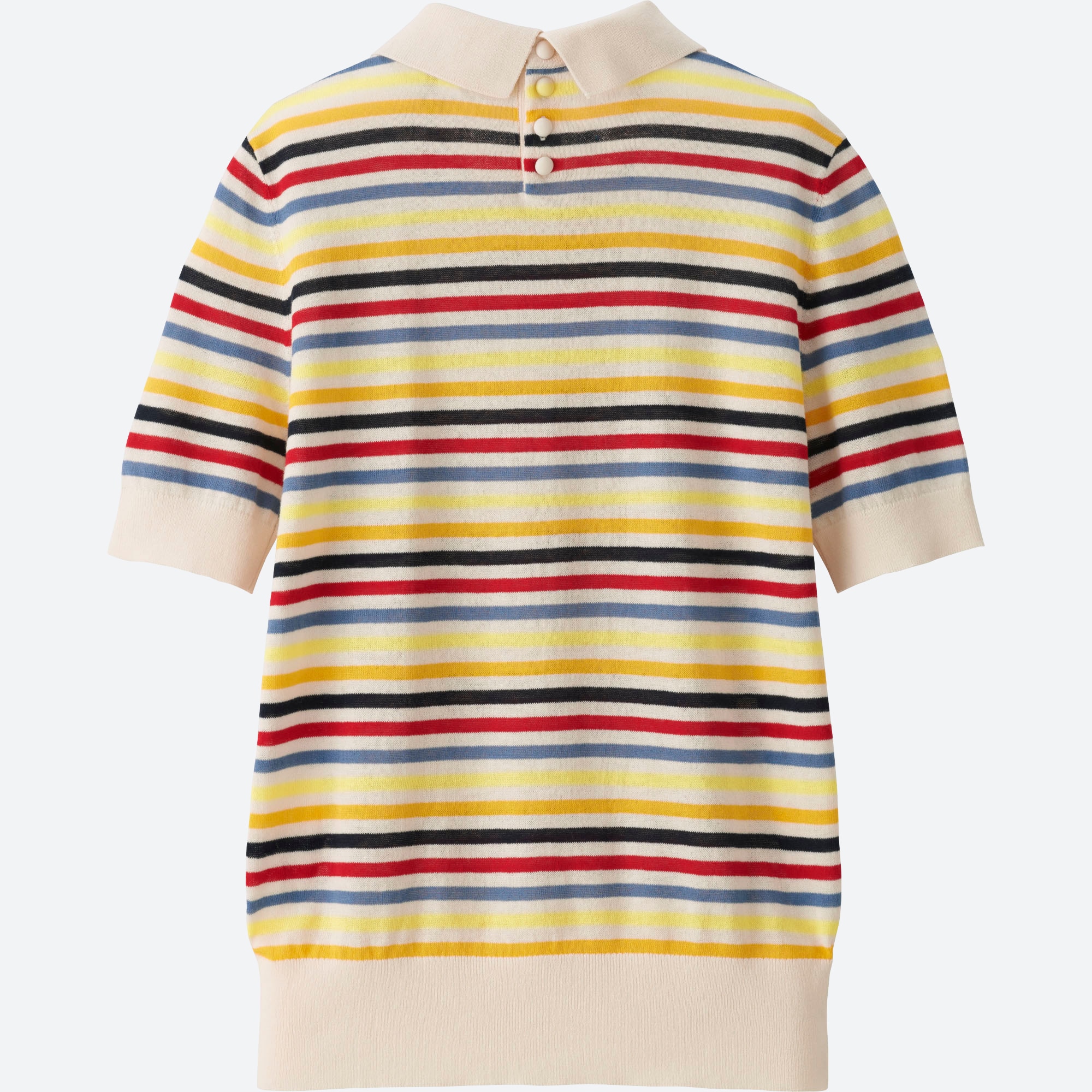 WOMEN IDLF POLO SHORT-SLEEVE SWEATER | UNIQLO US