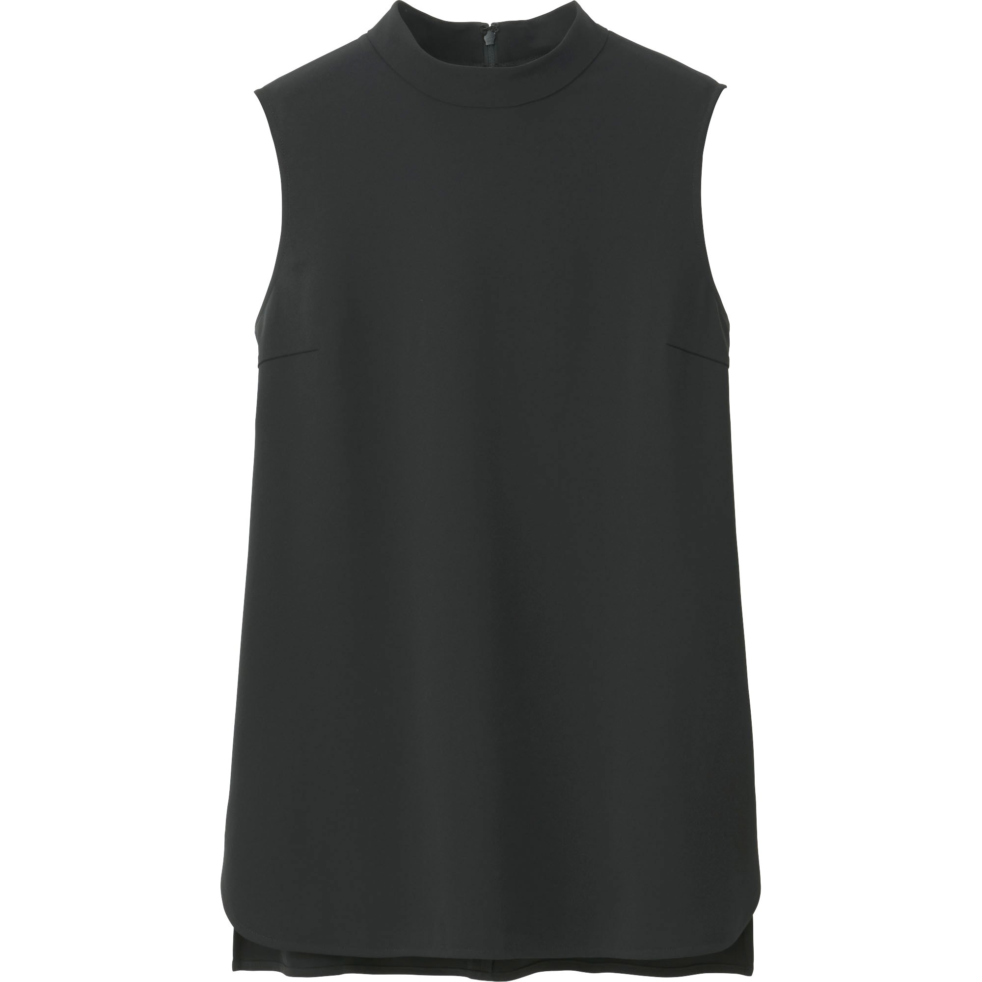 WOMEN HIGH NECK SLEEVELESS BLOUSE | UNIQLO US