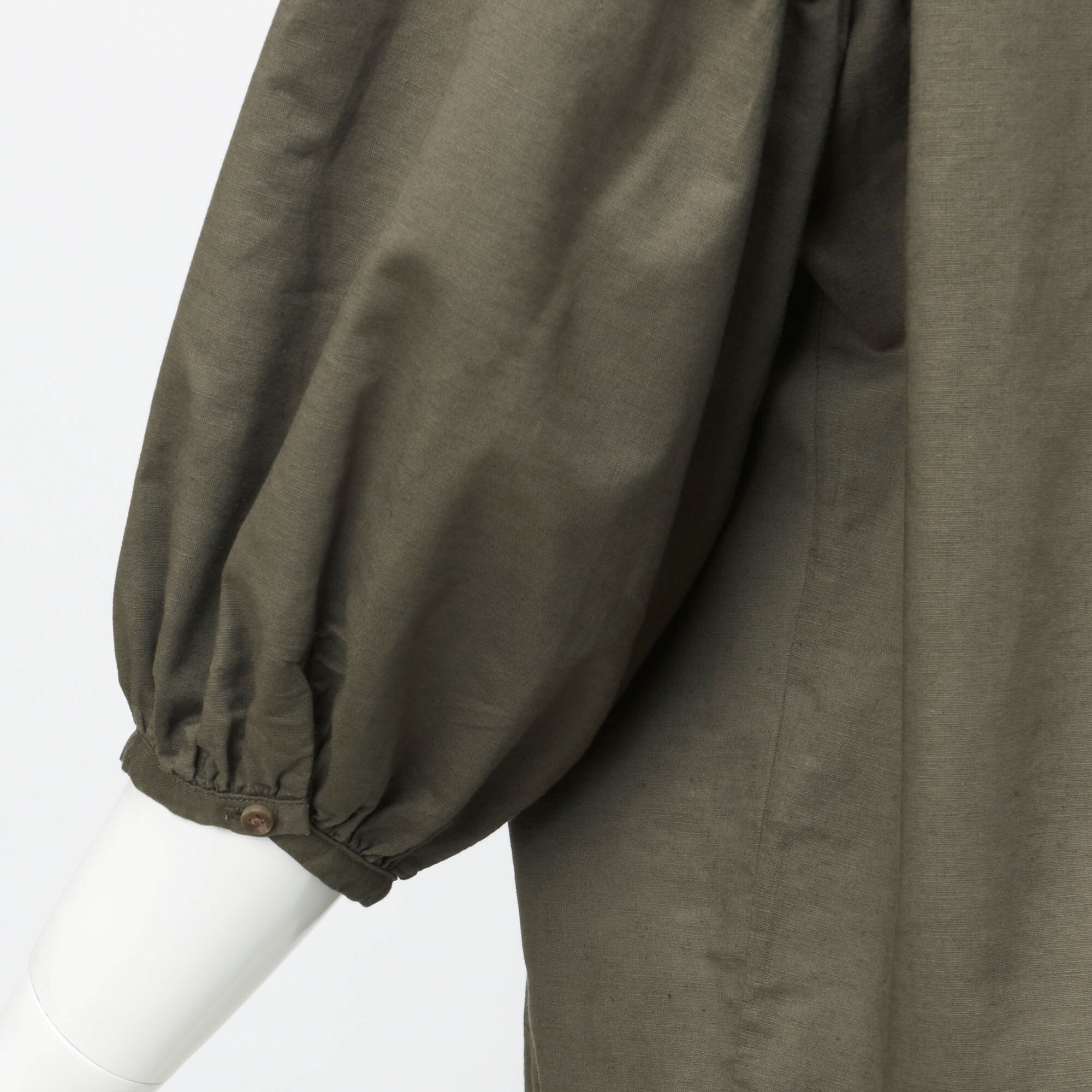 WOMEN COTTON LINEN 3/4 SLEEVE T BLOUSE UNIQLO US