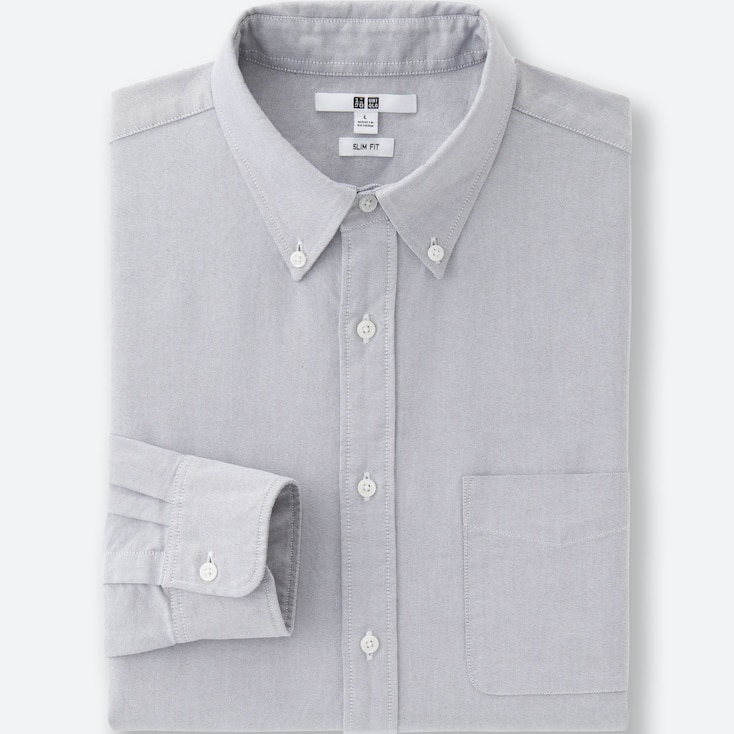 MEN OXFORD SLIM-FIT LONG-SLEEVE SHIRT | UNIQLO US