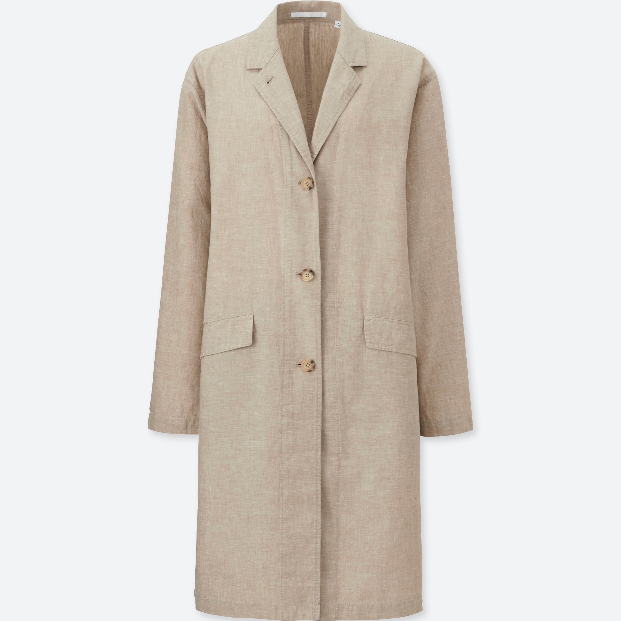 Uniqlo on sale linen coat