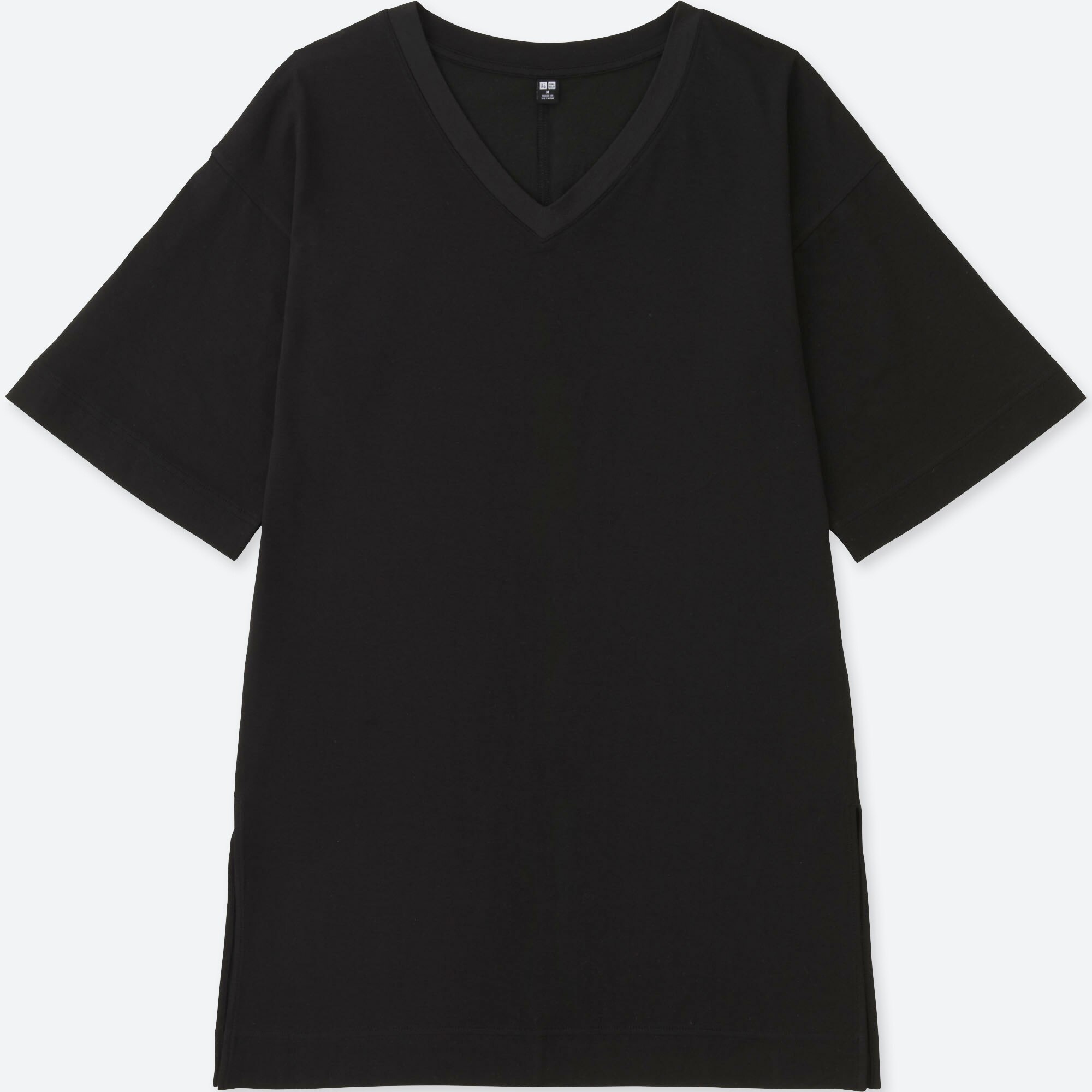 black t shirt half