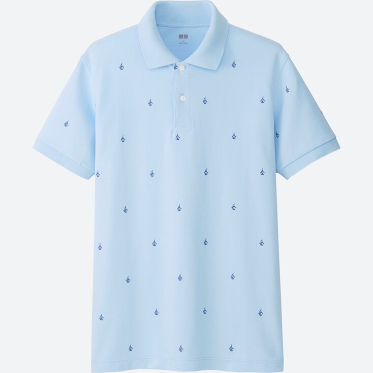 dry pique short sleeve polo shirt