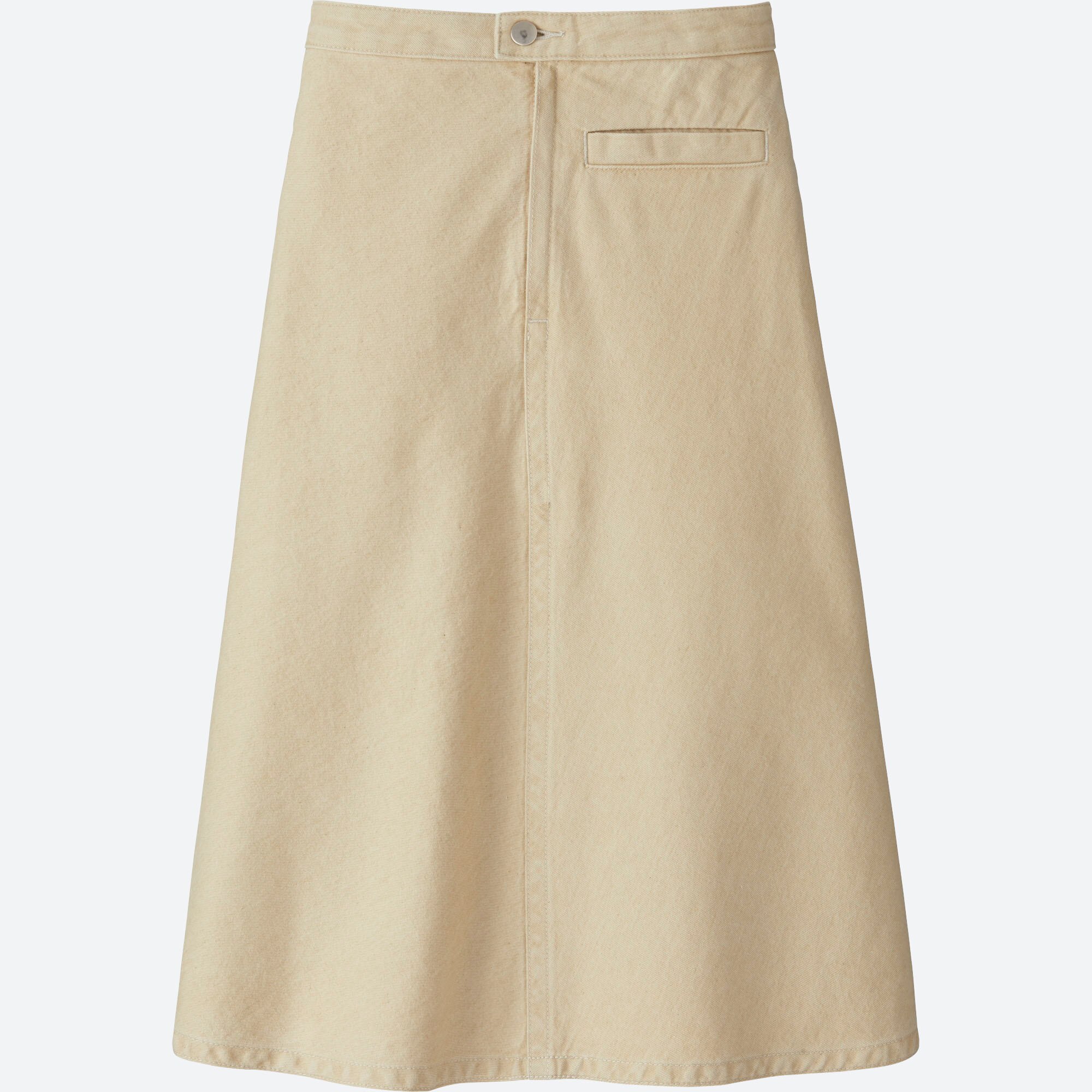 WOMEN U DENIM FLARE SKIRT UNIQLO US
