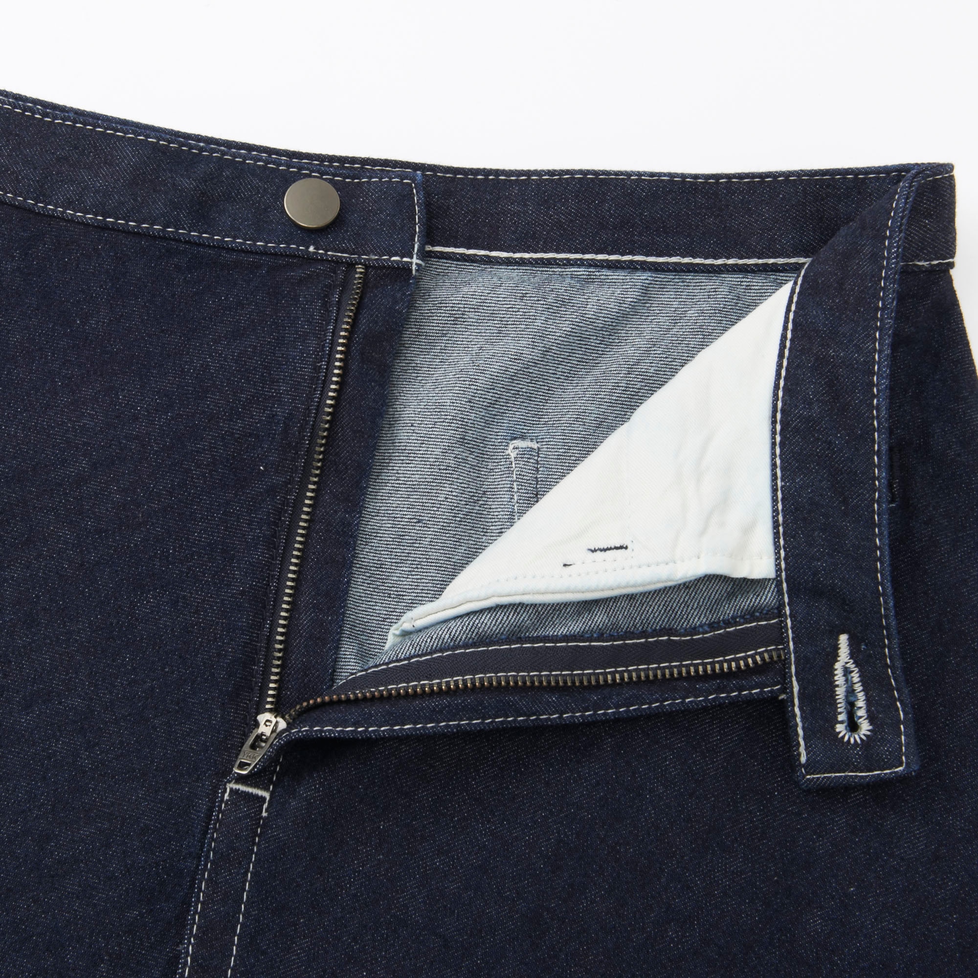 WOMEN U DENIM FLARE SKIRT UNIQLO US