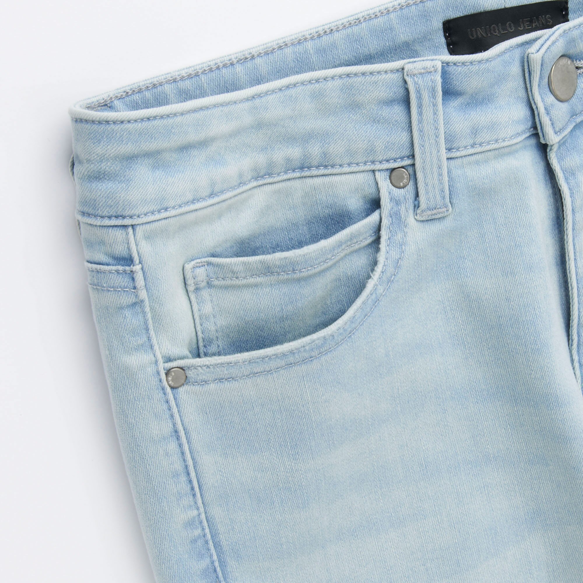 uniqlo light blue jeans