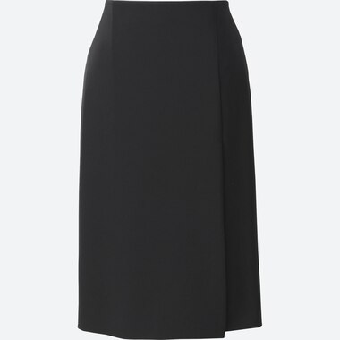 Women High Waist Drape Wrap Skirt Uniqlo Us