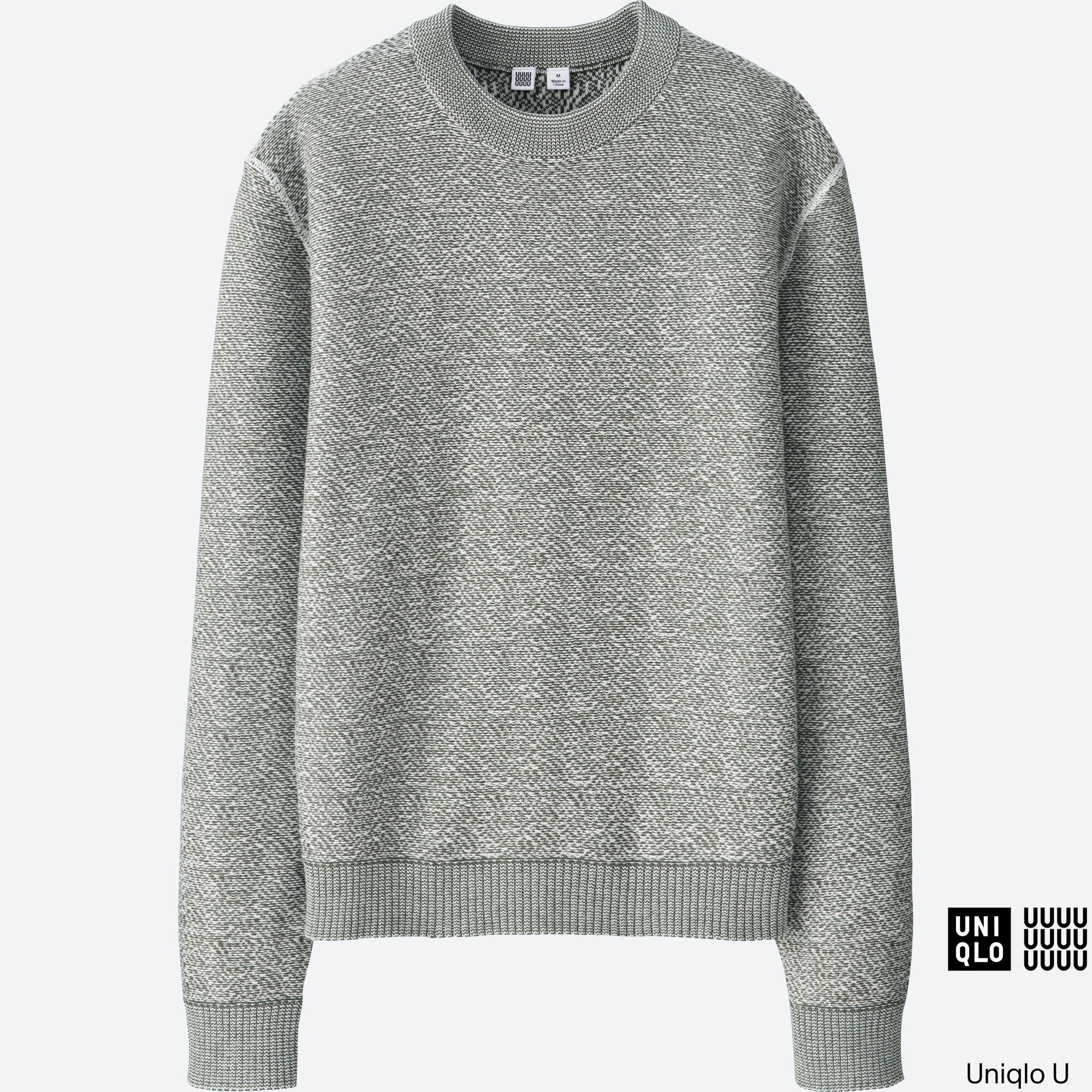 WOMEN U COTTON CREWNECK SWEATER | UNIQLO US