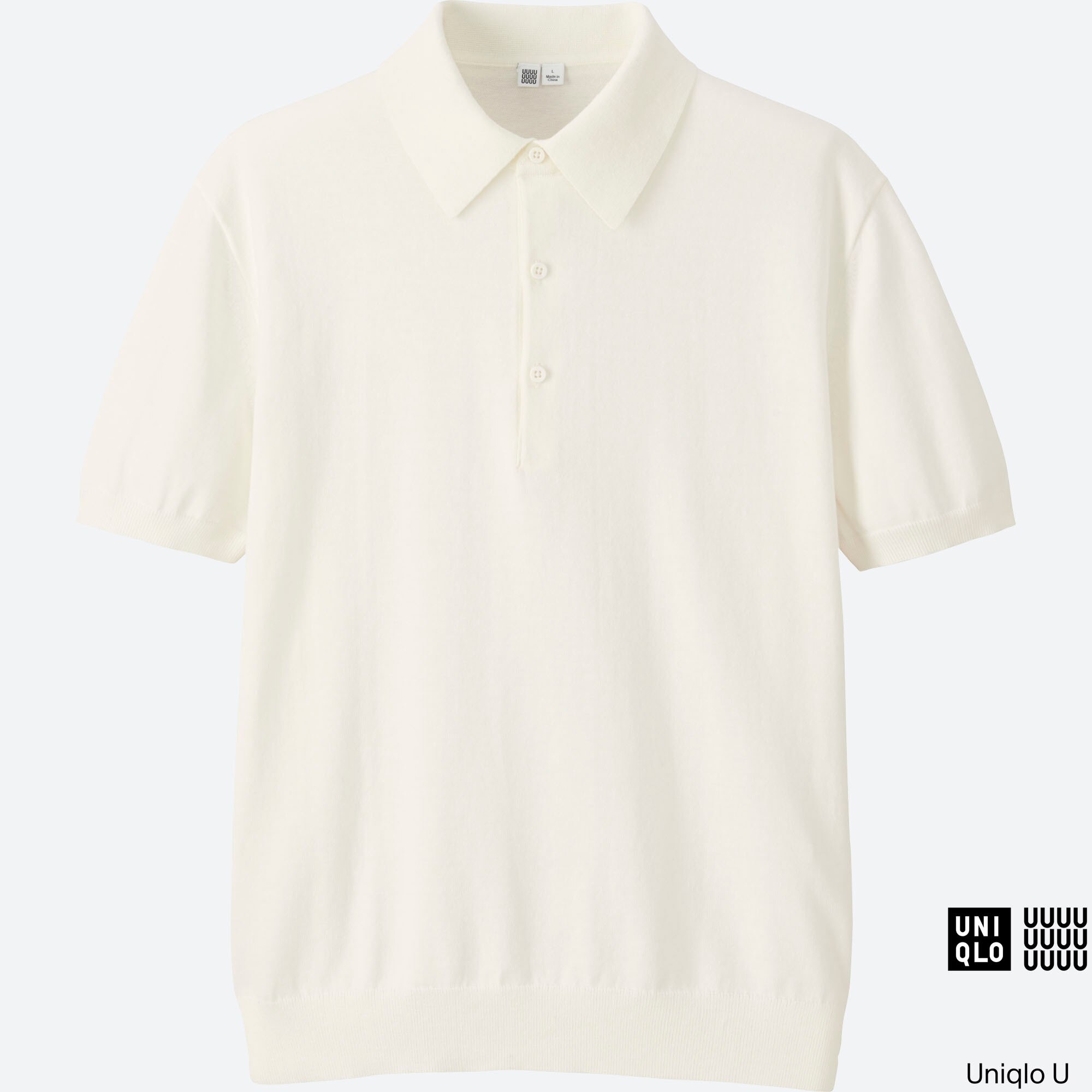 uniqlo polo shirt white