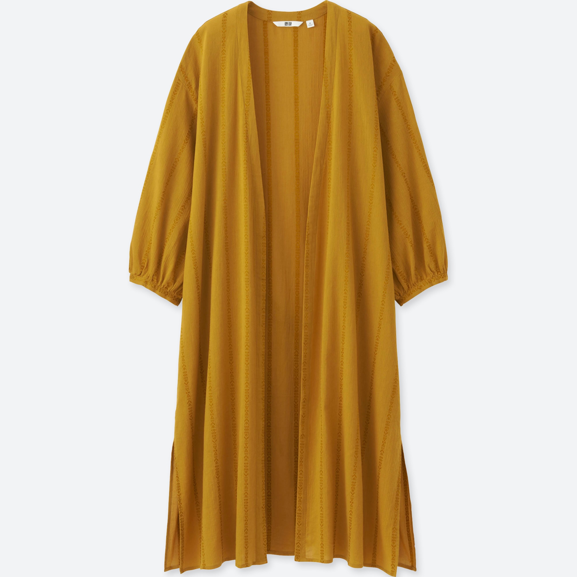 uniqlo yellow dress