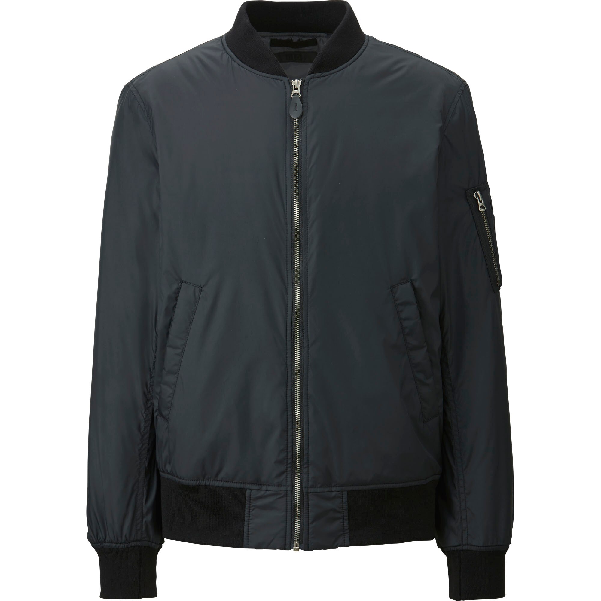 uniqlo black bomber