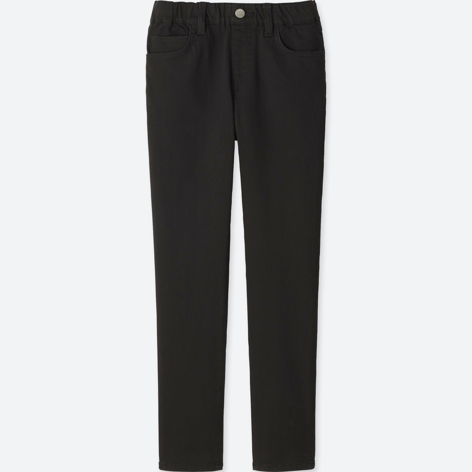 black relaxed pants