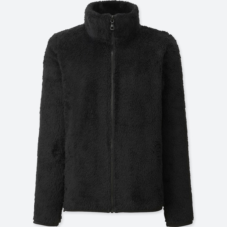 WOMEN FLUFFY YARN FLEECE FULLZIP JACKET UNIQLO US