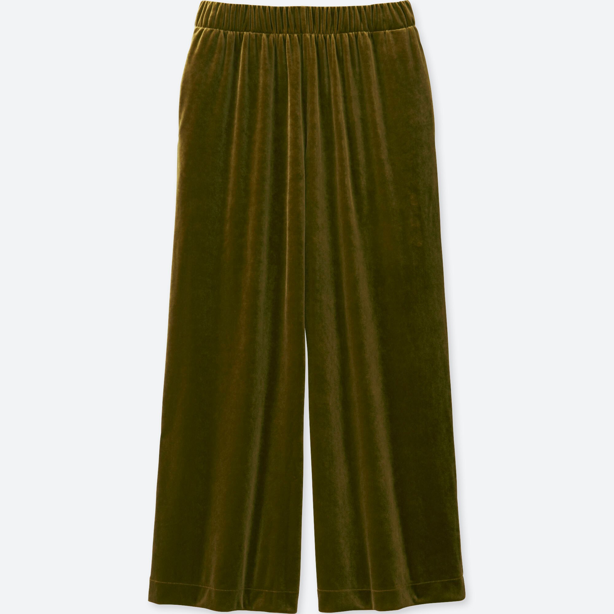 UNIQLO WOMEN VELOUR WIDE TROUSER 