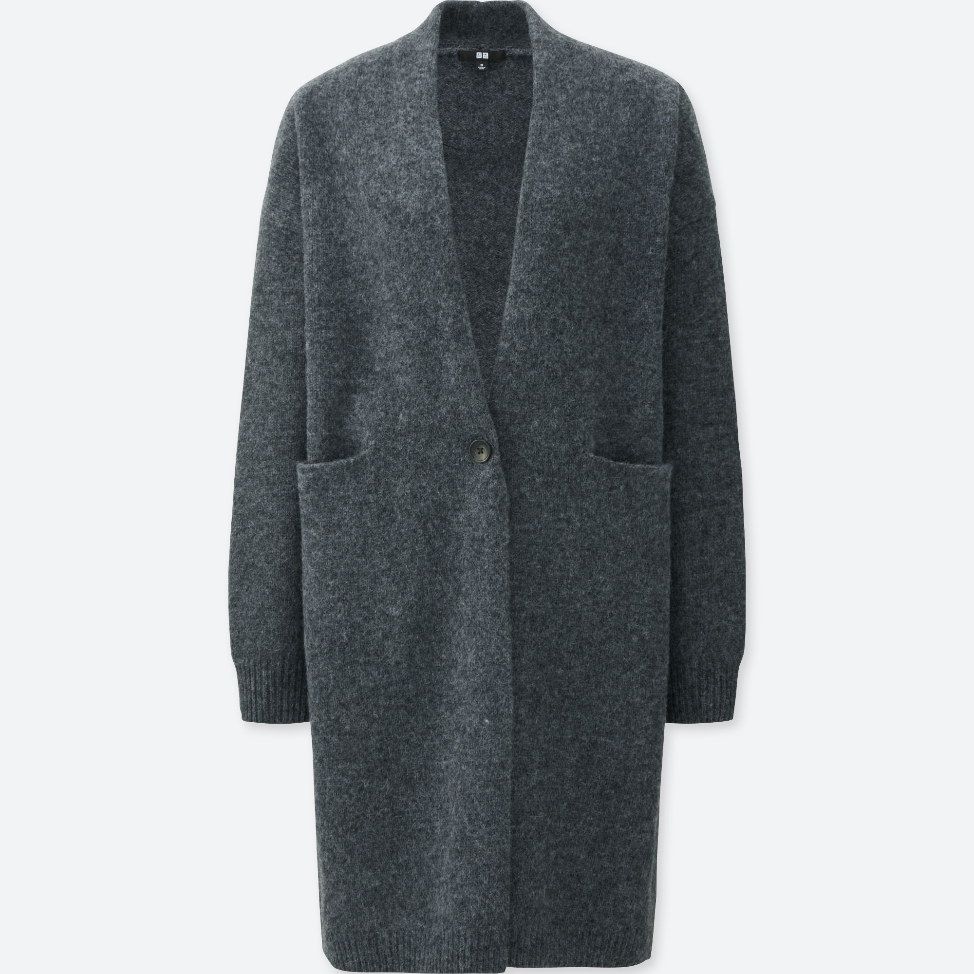 Uniqlo melange wool on sale coat