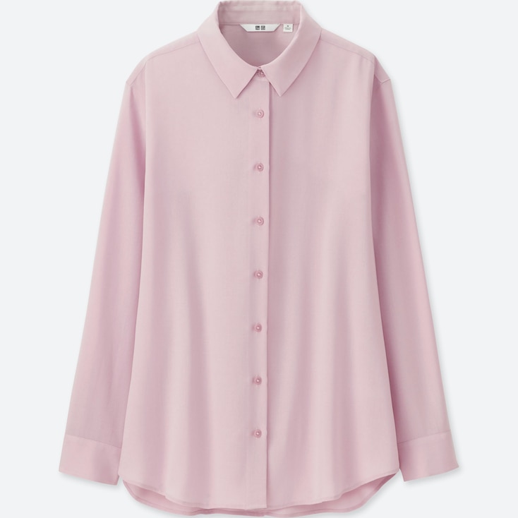 uniqlo women's rayon blouse