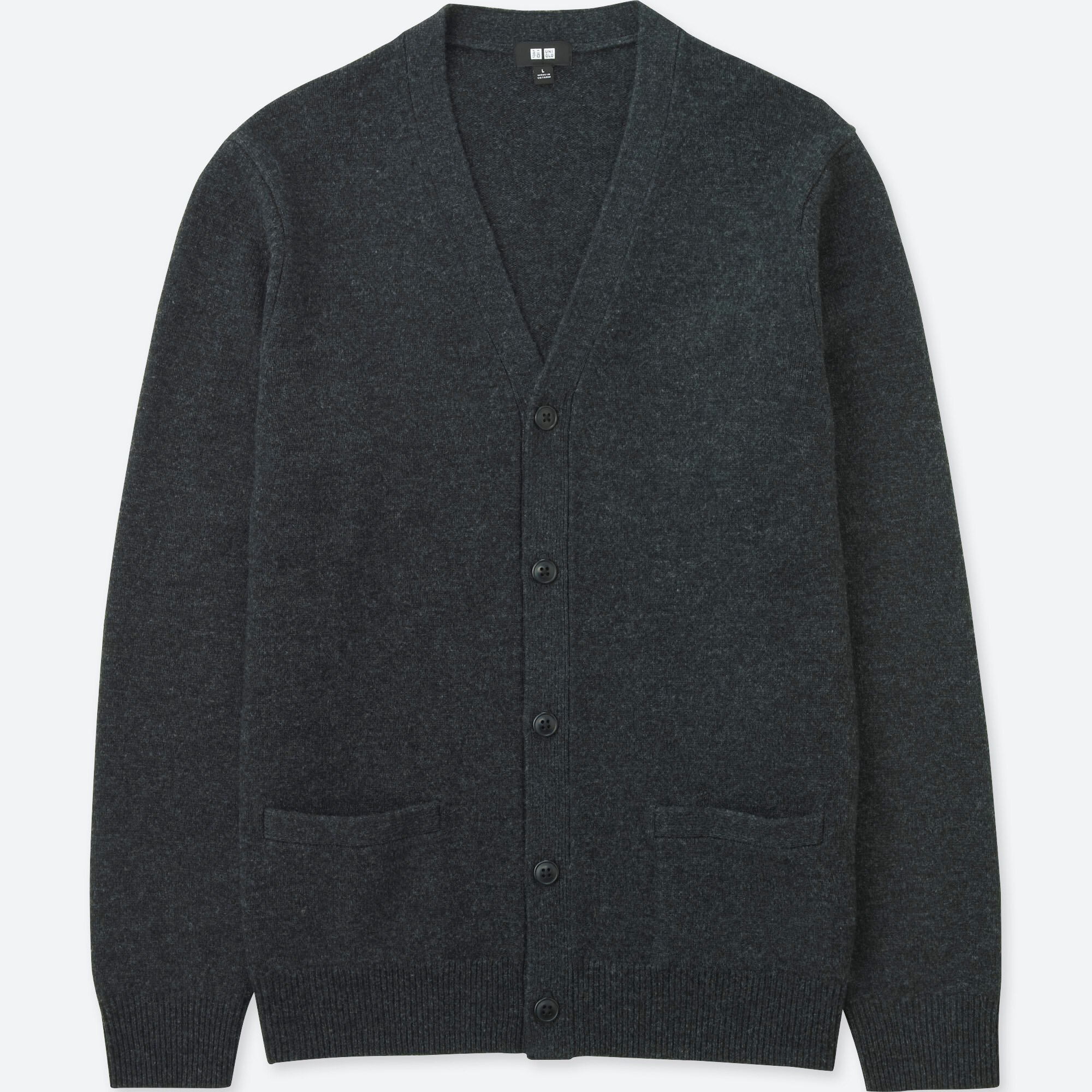uniqlo lambswool cardigan