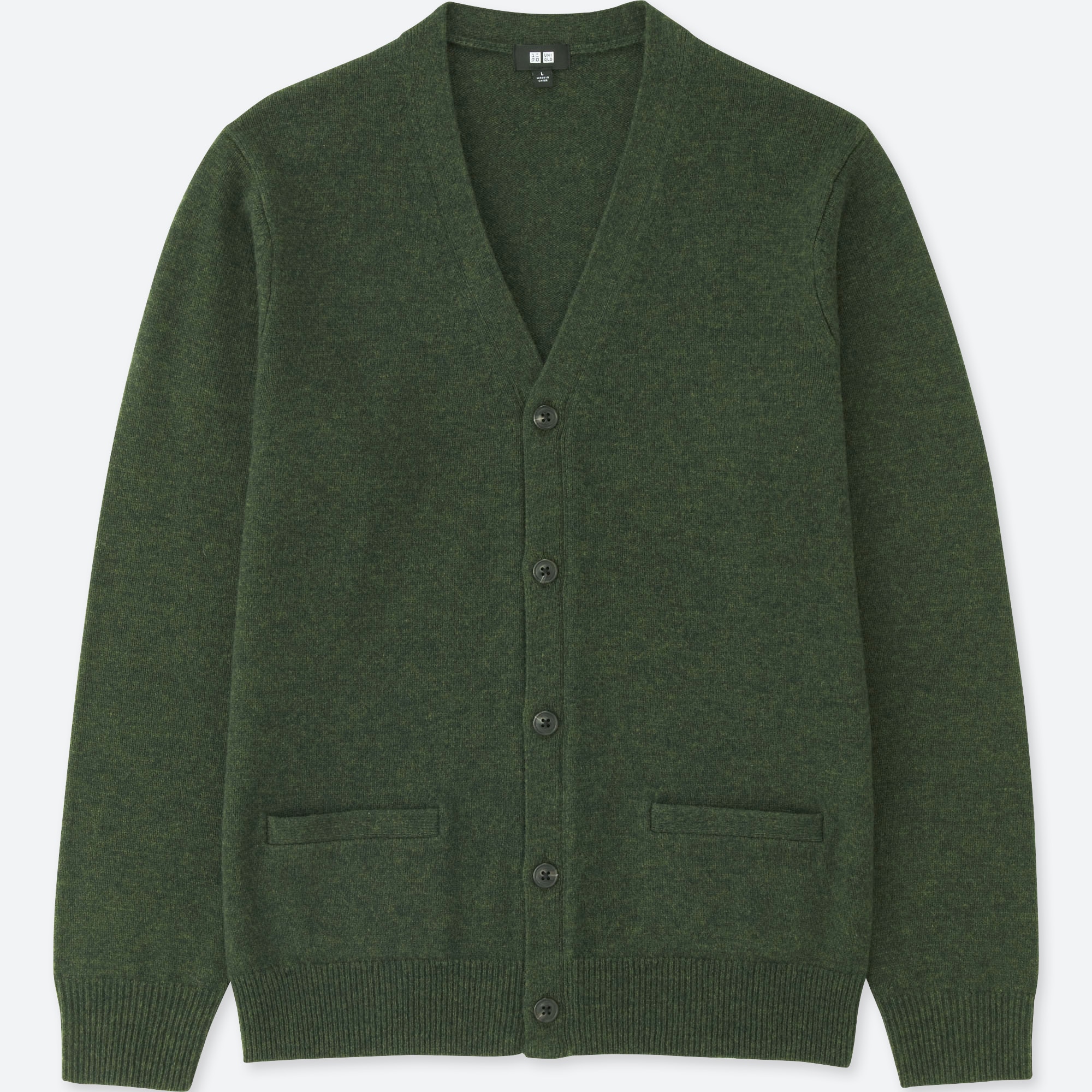 Uniqlo hot sale green cardigan