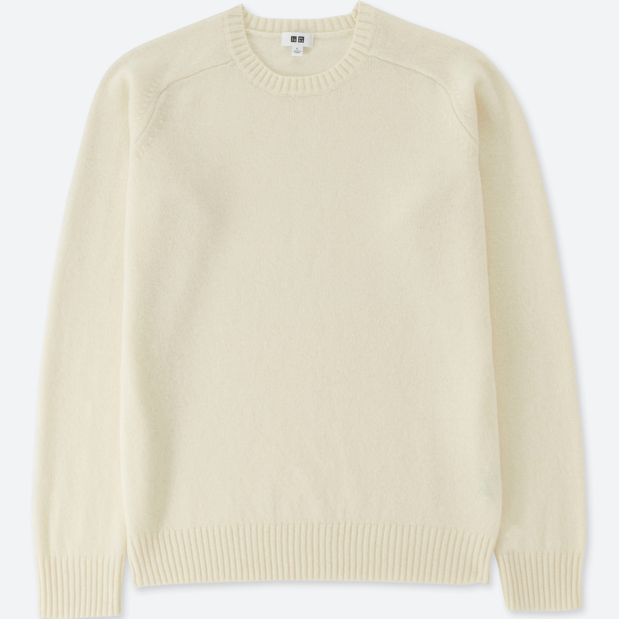 uniqlo lambswool crew neck sweater