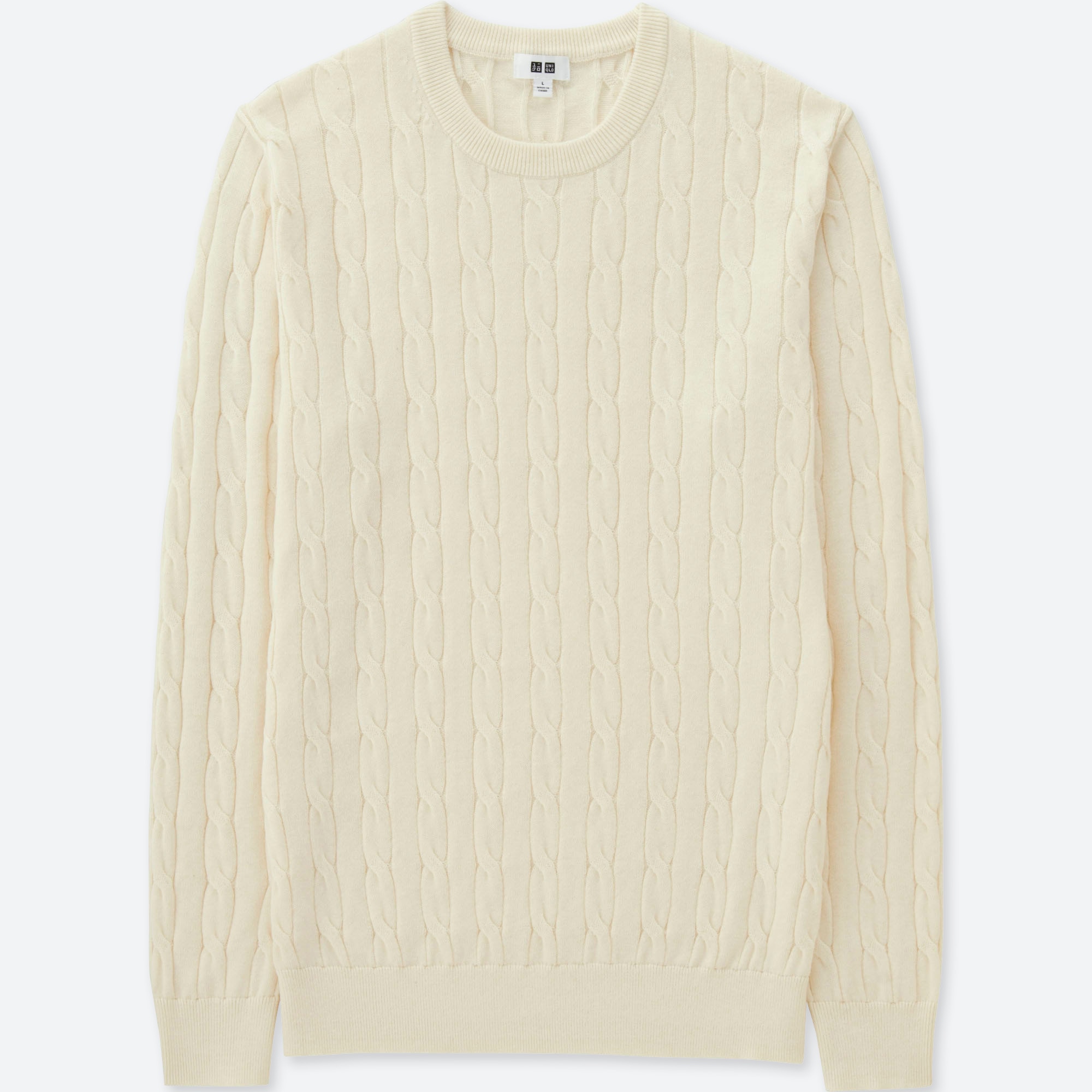 Uniqlo cable 2024 knit jumper