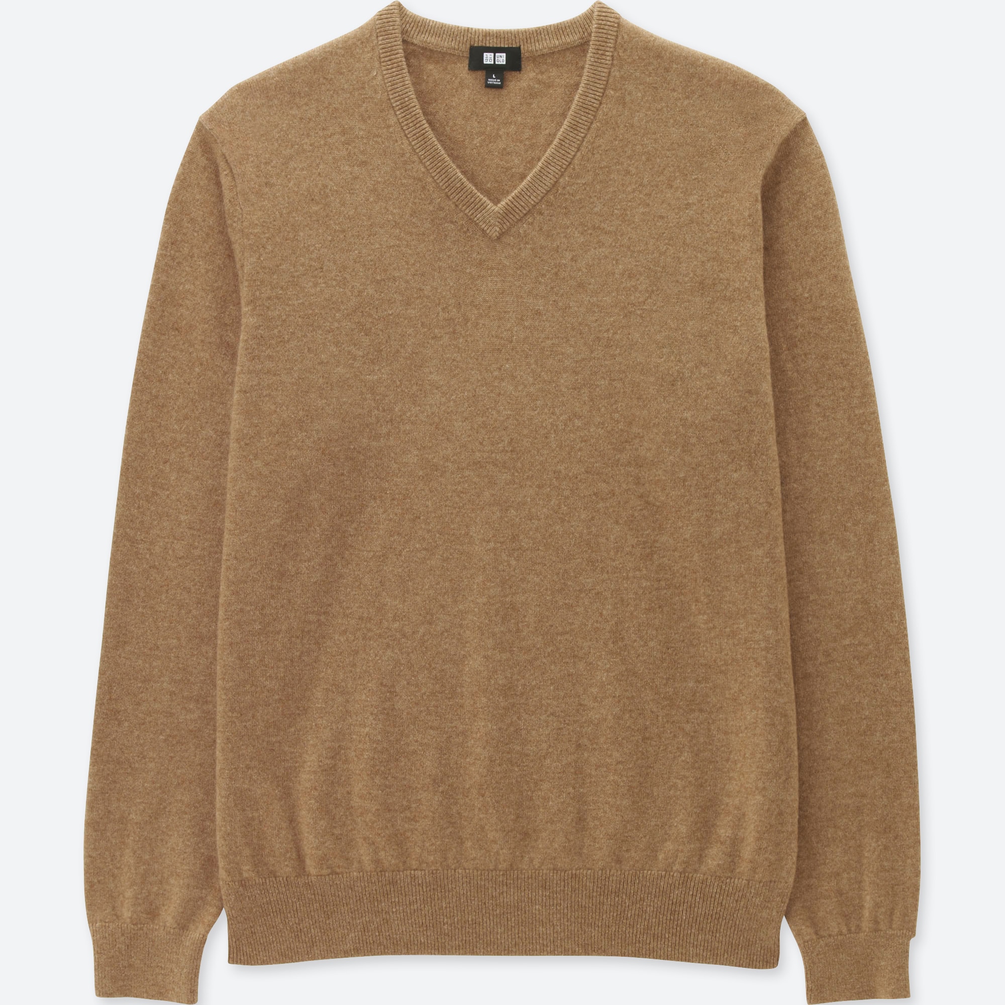 UNIQLO Pull Cachemire Col V HOMME StyleHint