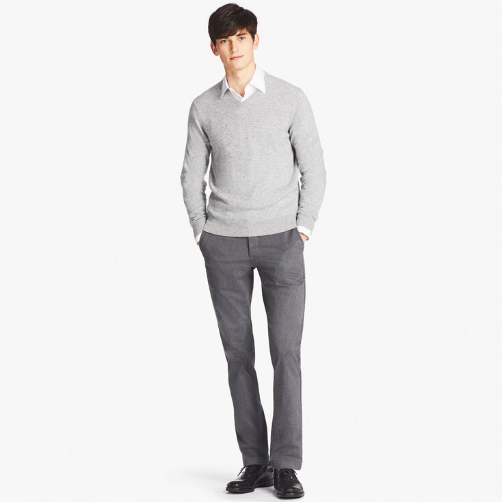 MEN CASHMERE VNECK SWEATER UNIQLO US