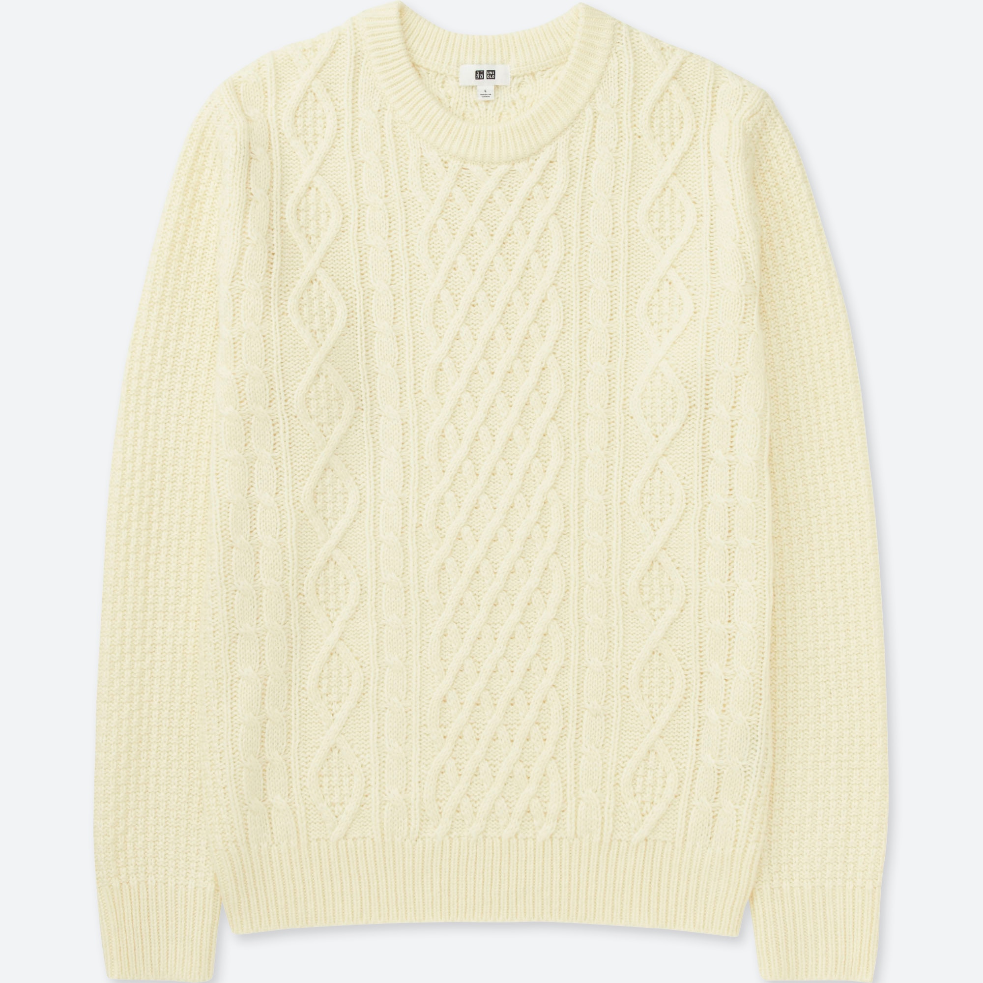 uniqlo cable knit sweater