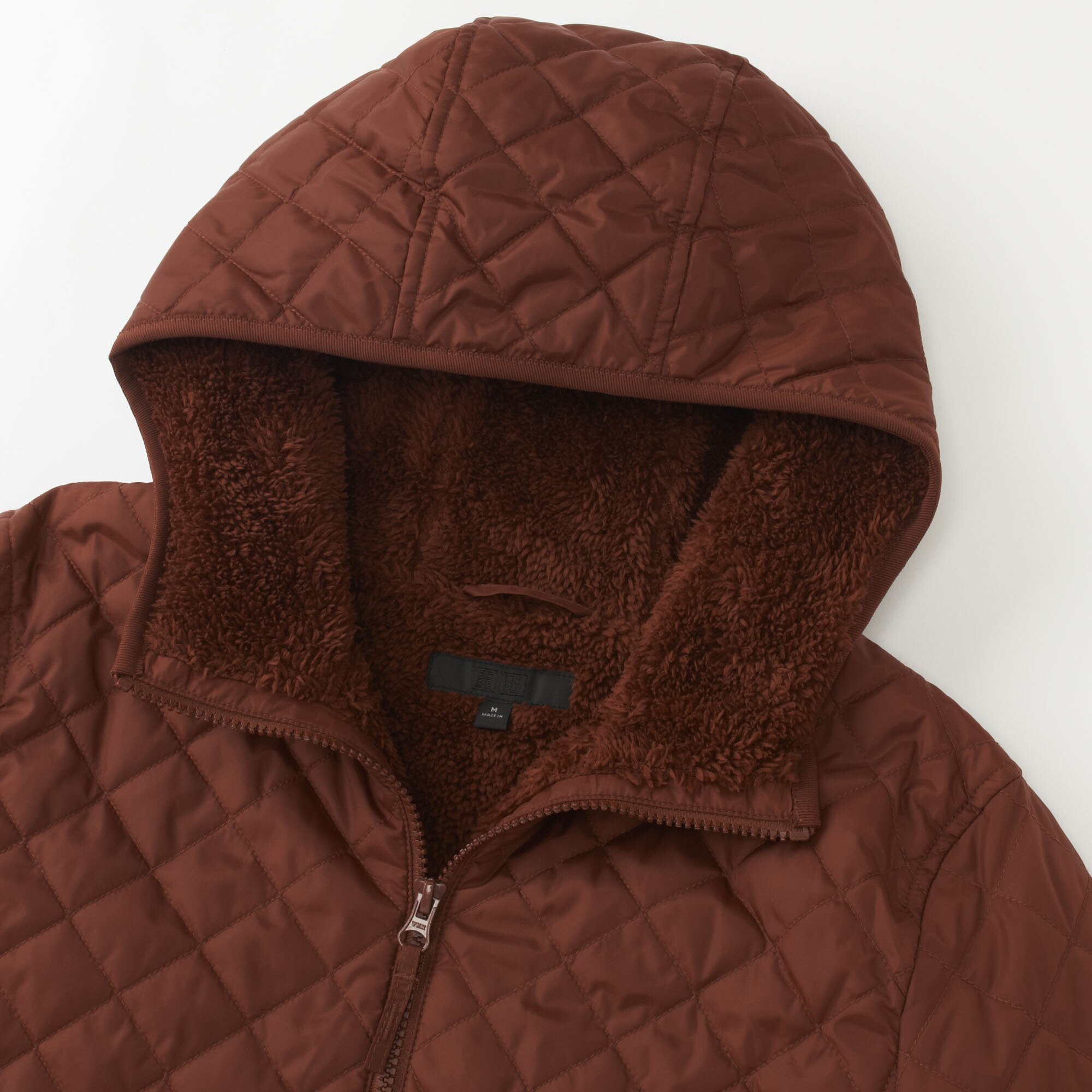 pile lined fleece parka