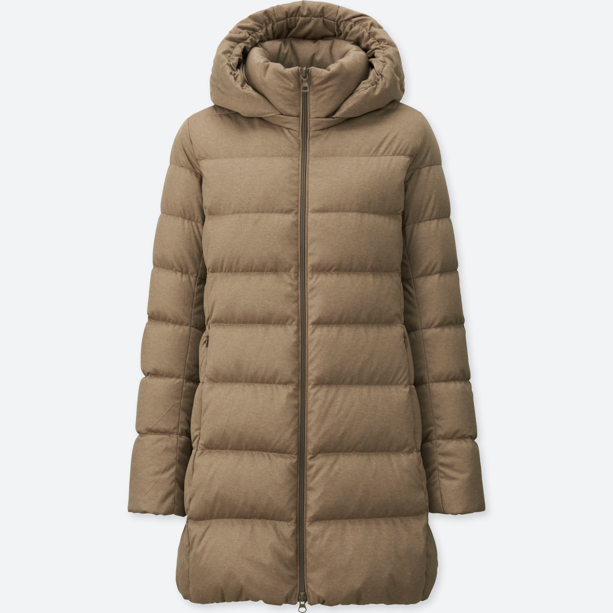 UNIQLO WOMEN SEAMLESS DOWN HOODED LONG 