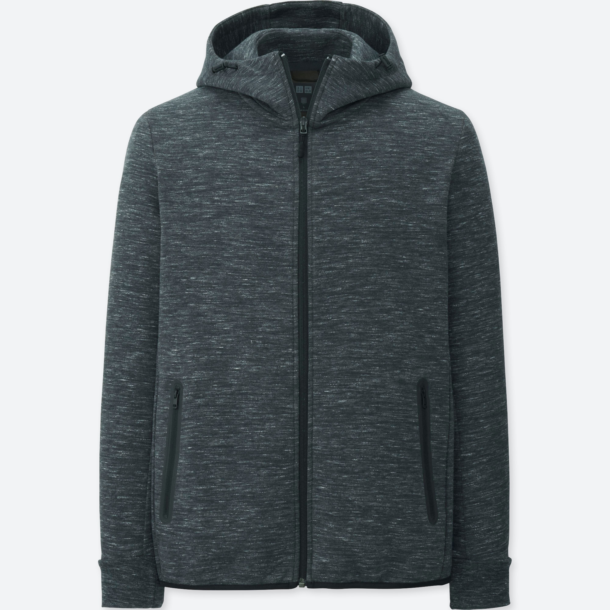 uniqlo dry stretch sweat full zip hoodie