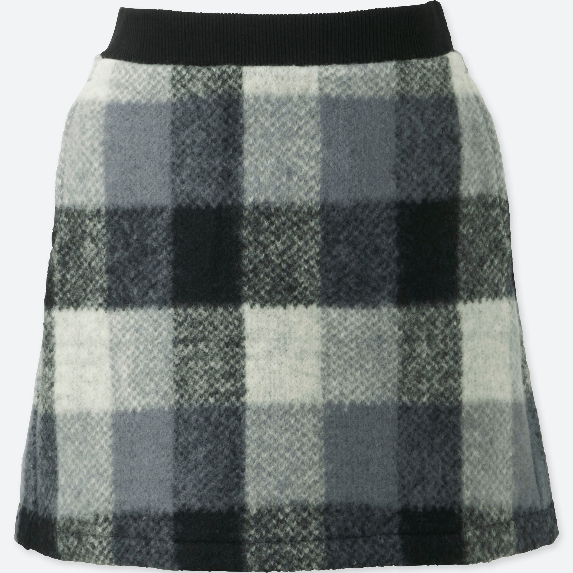GIRLS FLEECE CHECKED SKIRT UNIQLO US