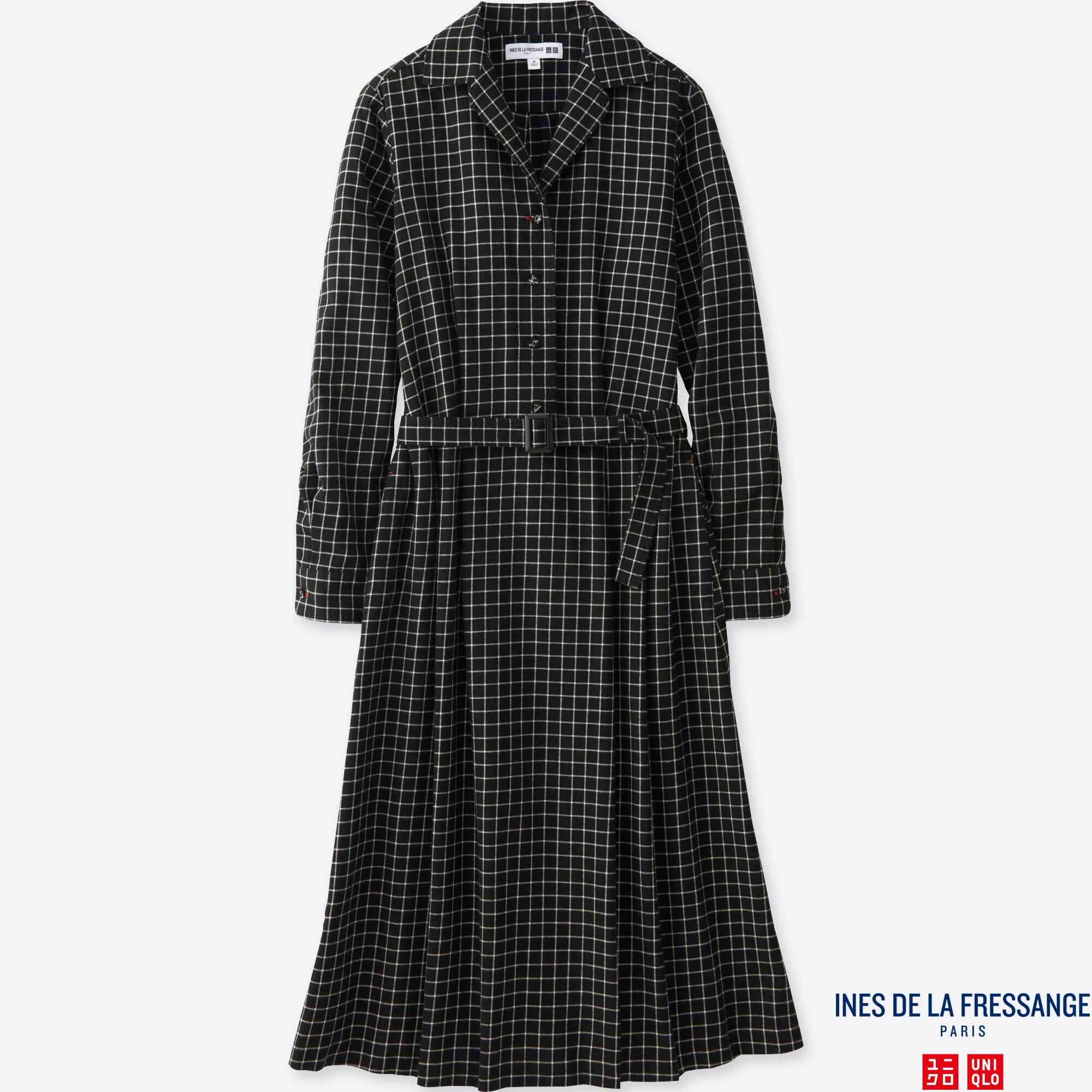 uniqlo flannel dress