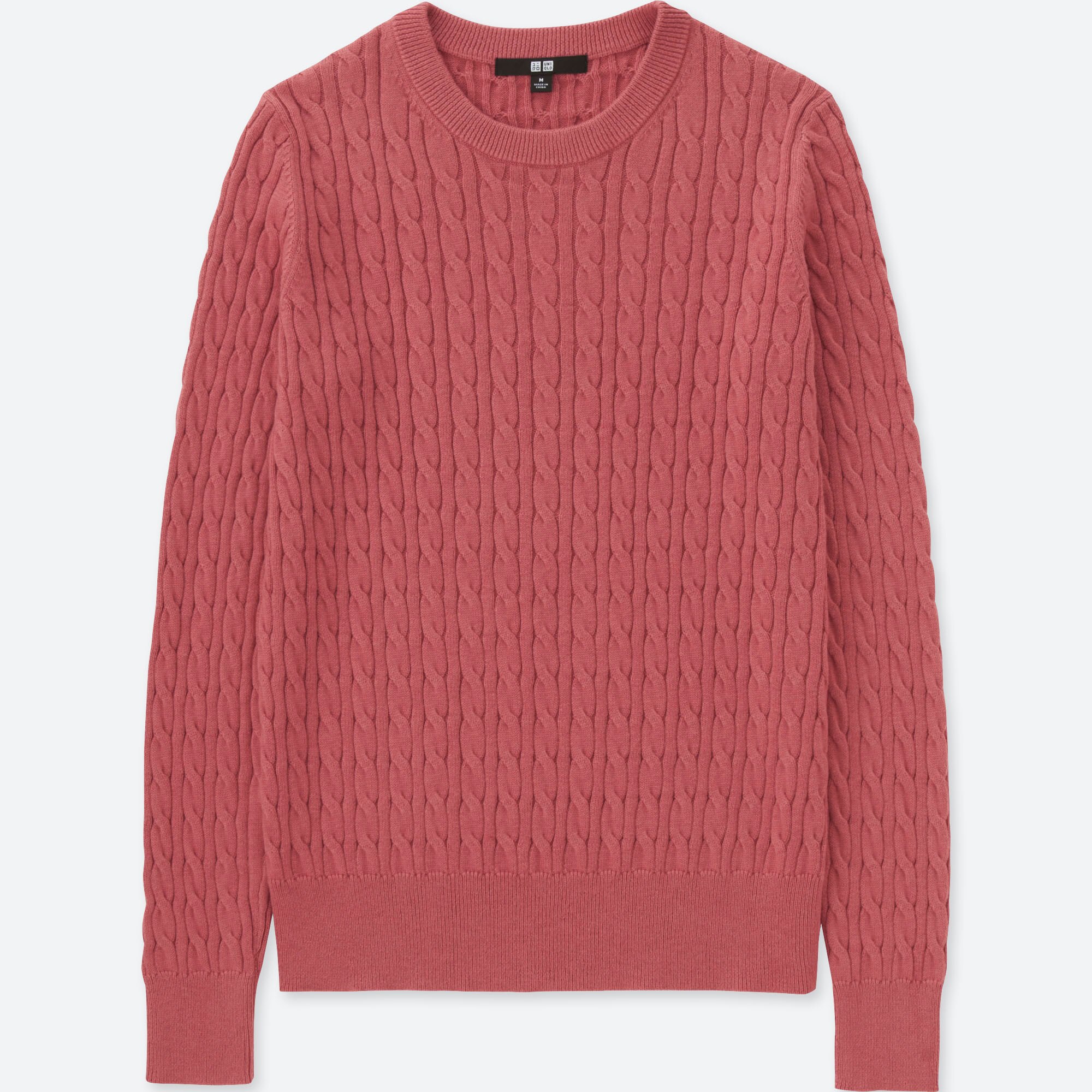 UNIQLO WOMEN Cotton Cashmere Cable 