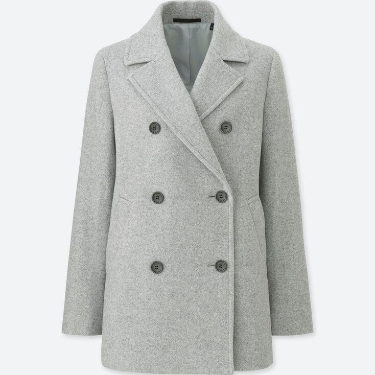 Uniqlo Women Jw Anderson Short Pea Coat Stylehint Uniqlo Women Jw Anderson Short Pea Coat, Uniqlo Grey Pea Coats