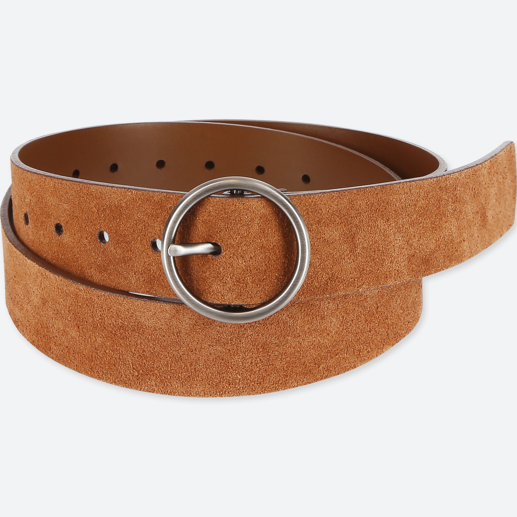 WOMEN SUEDE WIDE BELT UNIQLO US