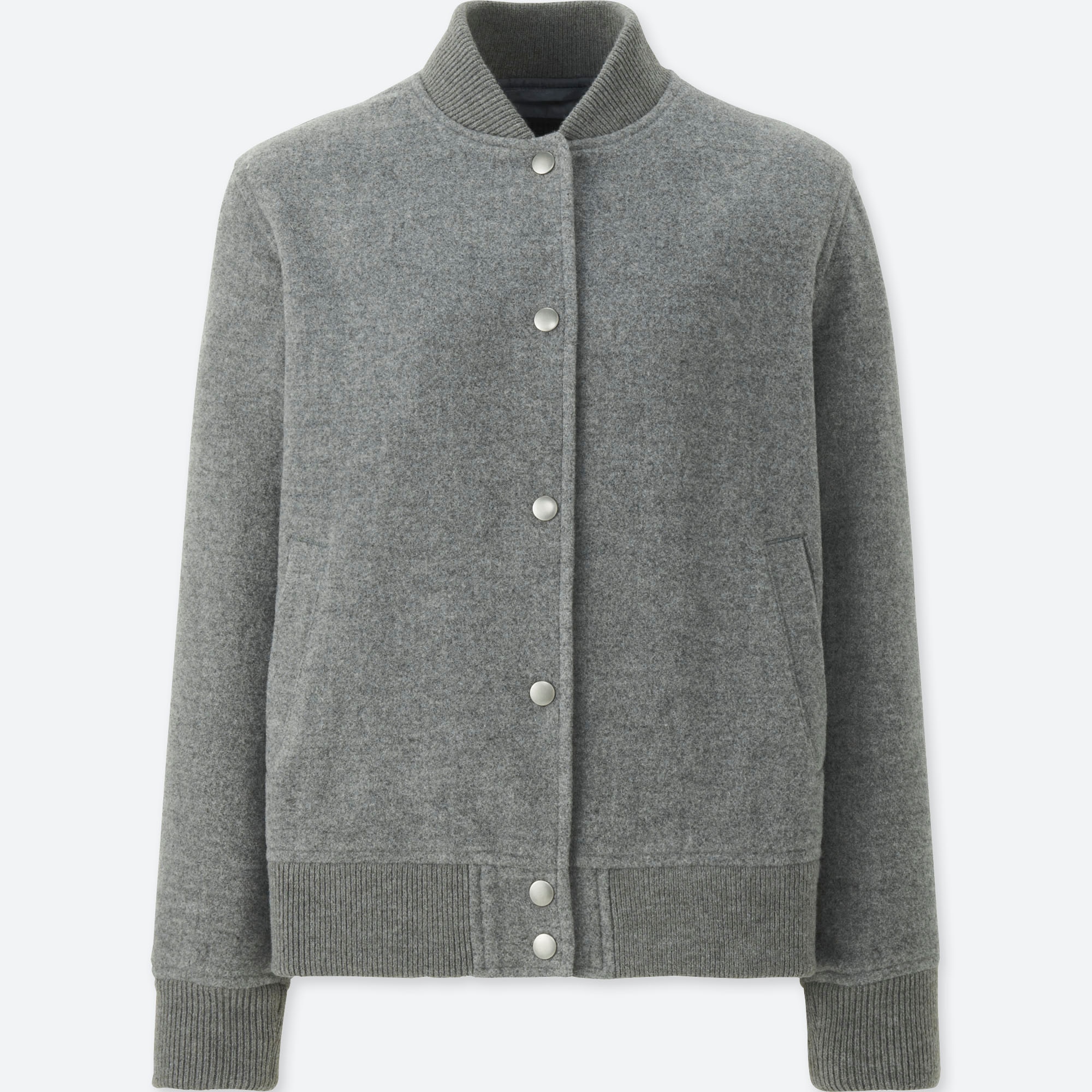 WOMEN WOOLBLEND BOMBER JACKET UNIQLO US