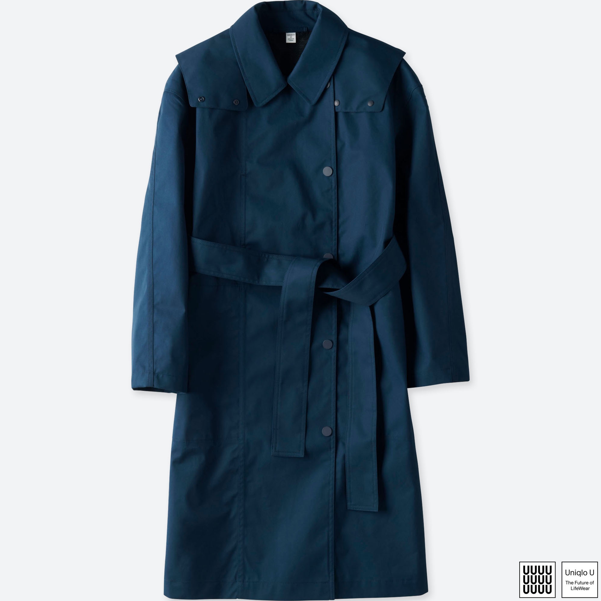 uniqlo u blocktech trench coat