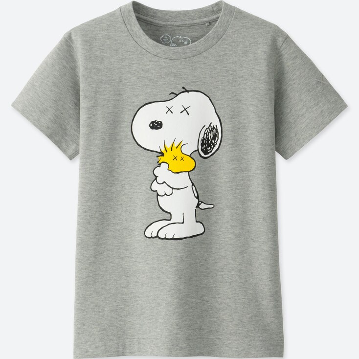 Kids Kaws X Peanuts Short Sleeve Graphic T Shirt Uniqlo Us Kids Kaws X Peanuts Short Sleeve Graphic T Shirt Uniqlo Us