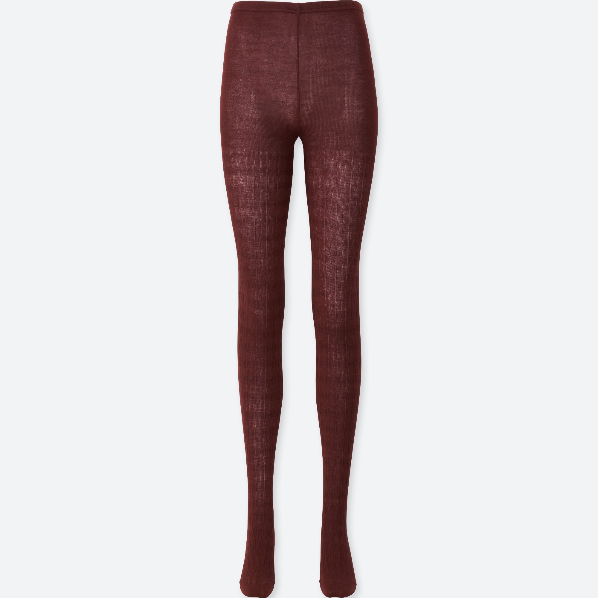 WOMEN HEATTECH KNITTED CABLE KNIT TIGHTS UNIQLO US