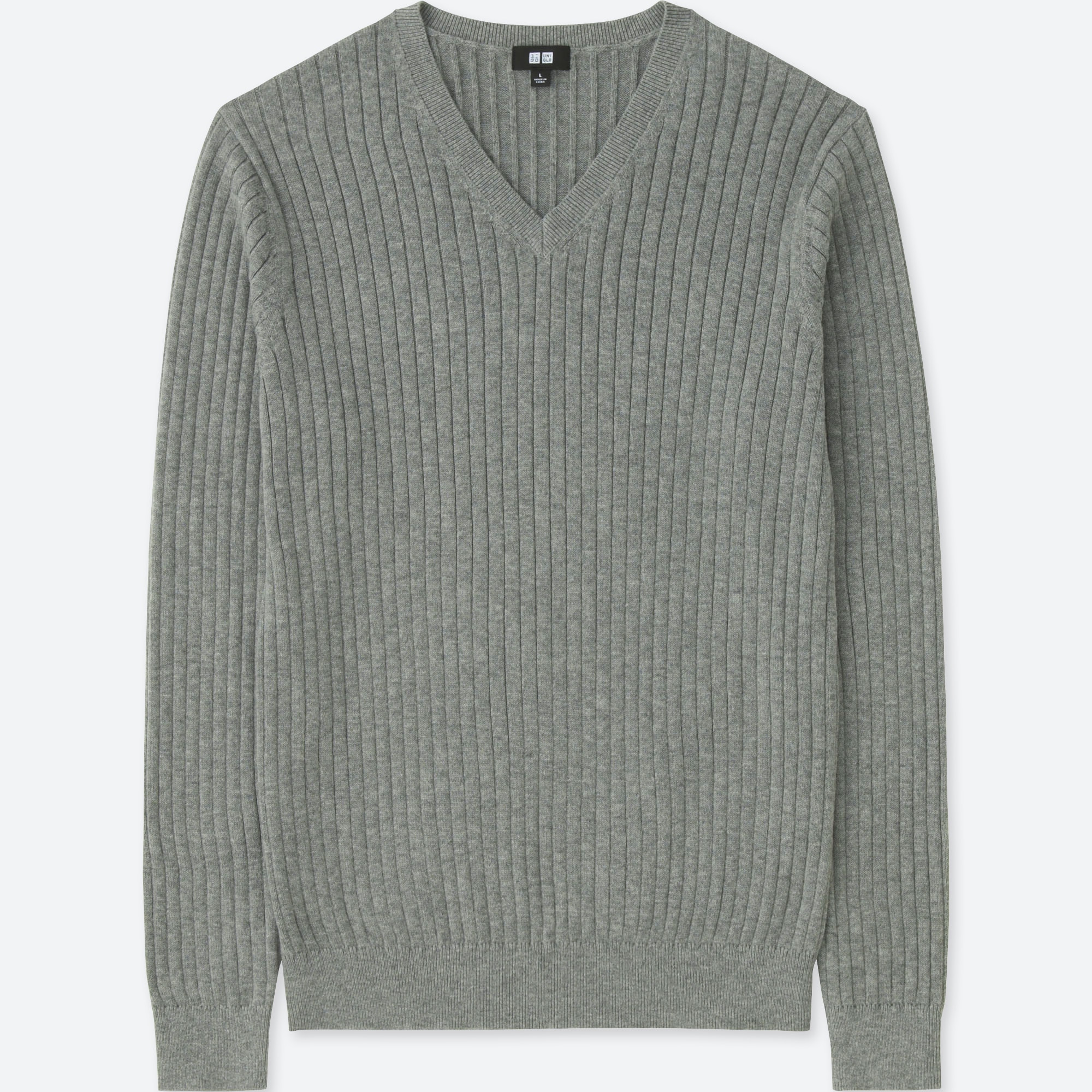 Uniqlo men's v hot sale neck sweater