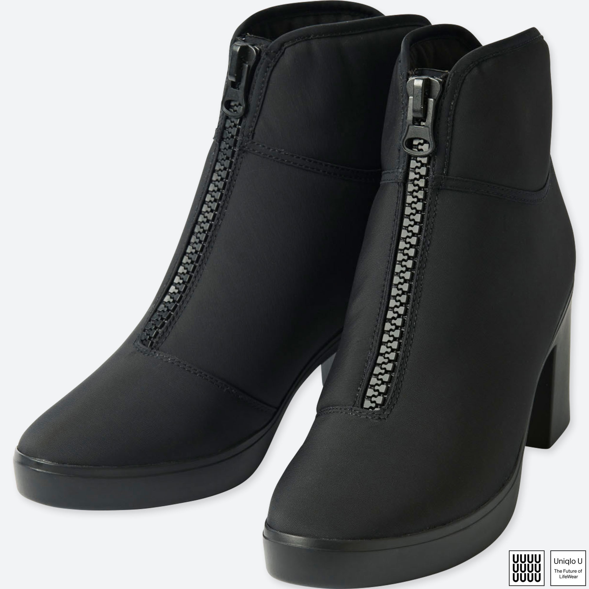 WOMEN U HEELED SHORT BOOTS UNIQLO US