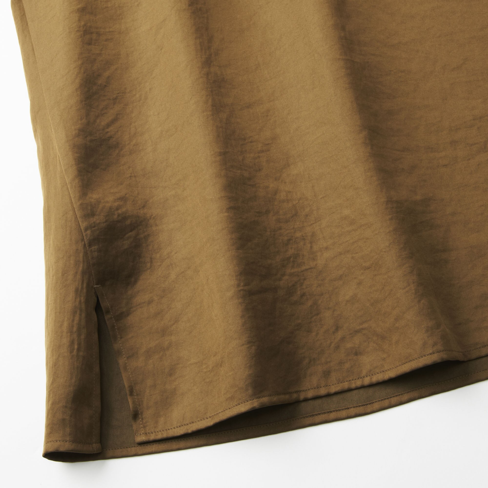 WOMEN SATIN LONG-SLEEVE BLOUSE | UNIQLO US