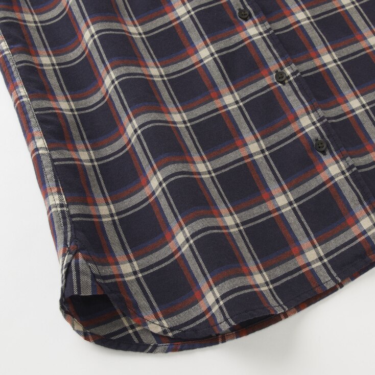 Women Flannel Checked Long Sleeve Shirt Uniqlo Us